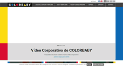 Desktop Screenshot of colorbaby.es
